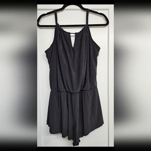 Swimsuit, One Piece, Black, Size XL